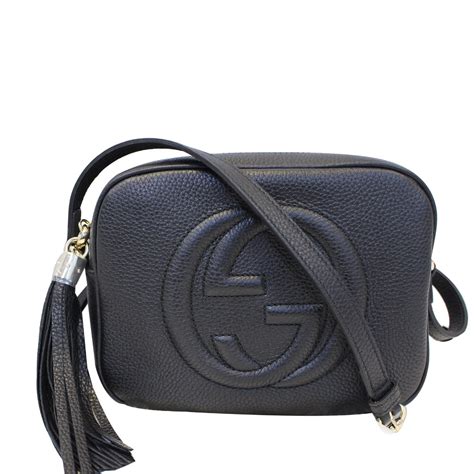 soho small leather gucci|Gucci soho leather crossbody.